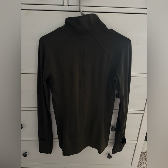 Lululemon Army Green Contour Jacket Dark Olive | Size 8 - Picture 9 of 12